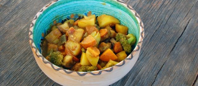 Curry-Pilz-Eintopf