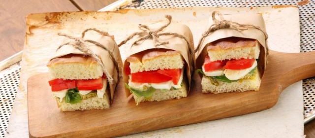 Käse-Tomaten-Sandwich